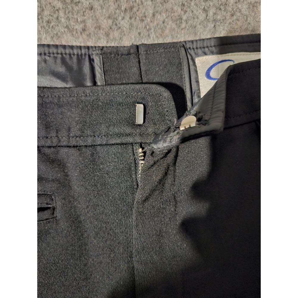 Subell Ski Pants Mens Size 38 Black Wool Blend Moto Knee Padded Flare - Picture 6 of 8